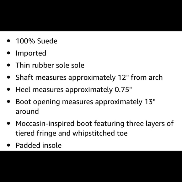 NWT Minnetonka 3-Layer Fringe Boots - Picture 6 of 6